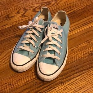 Blue Low-top Converse